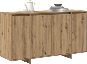 vidaXL Πλαϊνό γραφείο Artisan Oak 135 x 41 x 75 εκ Επεξεργασμένο ξύλο