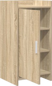 vidaXL Πλαϊνό γραφείο Sonoma Δρυς 40 x 36 x 80 εκ Επεξεργασμένο Ξύλο
