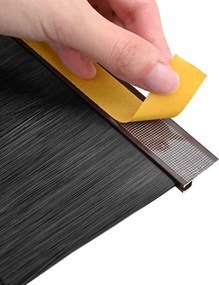 vidaXL Αυτοκόλλητες σφραγίδες πόρτας 6 pcs Καφέ 100 cm