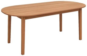 Τραπέζι κήπου Skyl απο Teak Ξύλο σε Φυσικό 190x90x75εκ. 190x90x75 εκ.