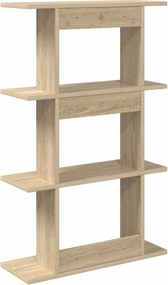 vidaXL Ράφι Τοίχου Επιτοίχιο Sonoma Δρυς 56 x 20 x 90 εκ