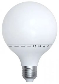 Λάμπα LED Globe Φ120 15W Ε27 IP 44 ματ ντιμαριζόμενη LUMEN 13-2721509