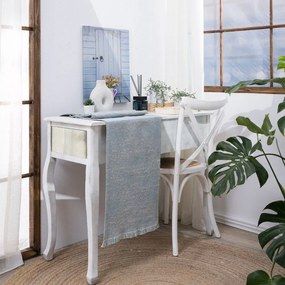 Τραβέρσα Tivoli 05 Blue Teoran 45X180 Βαμβάκι-Πολυέστερ