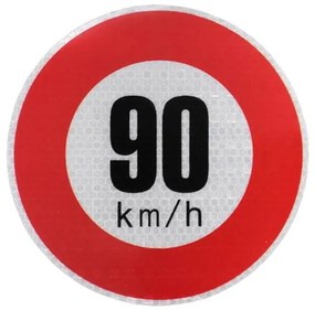 Αυτοκόλλητο Όριο Ταχύτητας 90 km/h - Sticker limit