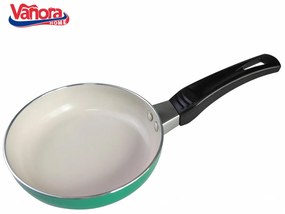 Vanora VN-SYN-12V Τηγάνι από Αλουμίνιο 12x3εκ. Πράσινο