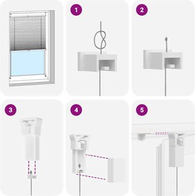 vidaXL Πλισέ ρόλερ σκίασης 50x150cm Κρεμ