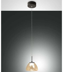 Φωτιστικό Οροφής Lucille 3764-41-365 Φ16x9,5cm Dim Led 750lm 8W Cognac Fabas Luce