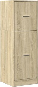 vidaXL Συρταριέρα Γενικής Χρήσης Sonoma Δρυς 40x41x118 εκ Επεξ. Ξύλο