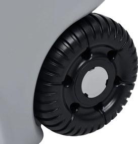 vidaXL Δεξαμενή Νερού Κάμπινγκ με Ρόδες Γκρι 40 Λίτρα