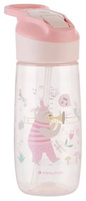 Παγούρι 450ml Με Καλαμάκι Kikka Boo Music Fest Pink