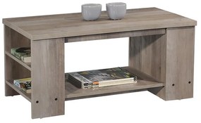 Τραπέζι σαλονιού Tara rustic oak 90x46x43εκ