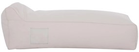 Πουφ Wadeline ξαπλώστρα με Textiline λευκό 190x80x40-60Υ εκ. 190x80x60 εκ.