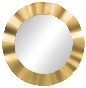 Καθρέπτης Perfor Inart χρυσό pp Φ55x2.5εκ Υλικό: PP - GLASS 298-000005