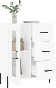 vidaXL Ντουλάπι Λευκό 69,5 x 34 x 90 εκ. από Επεξεργασμένο Ξύλο