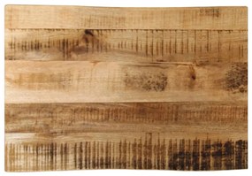 vidaXL Επιφάνεια Τραπεζιού 50x40x2,5 εκ. Live Edge Μασίφ Ξύλο Μάνγκο