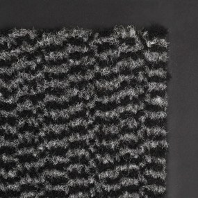 Πατάκι Απορροφητικό Σκόνης Ορθογώνιο Ανθρακί 80x120 εκ Θυσανωτό - Ανθρακί