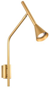 Φωτιστικό Επίτοιχο Aca YL22801WGD CLOUZOT Χρυσό Χρώμα (Gold Coloured)