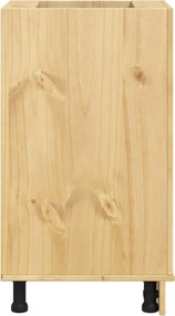 vidaXL Ντουλαπιού (Cabinet) SKI Μέλι Καφέ 40 x 46 x 81 εκ.