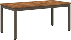 vidaXL Τραπεζάκι σαλονιού Φυσικό και Καφέ 49 x 100,5 x 45 cm