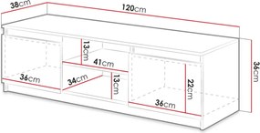 Έπιπλο τηλεόρασης Dingo-Mauro - 120.00Χ38.00Χ36.00cm