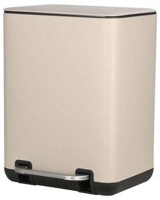 Κάδος Απορριμμάτων Μπάνιου (24.1x21.3x31.6) Estia 6lt Soft Close Taupe 02-20972