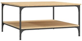 vidaXL Τραπεζάκι Σαλονιού Sonoma Δρυς 80x80x40 εκ. Επεξεργασμένο Ξύλο
