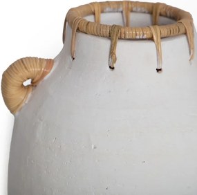 Διακοσμητικό Βάζο (Φ21x35) Soulworks Usiris White 0750015