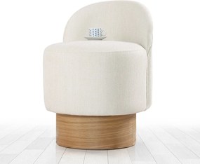 Pouffe Barren Puf - Cream Cream