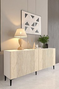 Console Corsa 150 - White, Travertine White
Travertine