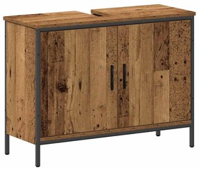 vidaXL Σετ Επίπλων Μπάνιου με αποθήκευση 3 pcs Καφέ 80 x 30 x 60 cm