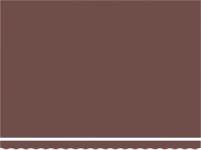 vidaXL Χειροκίνητο πλαίσιο τέντας με LED Καφέ 5 x 3 m