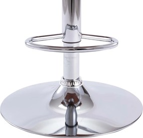 vidaXL Σκαμπό Μπαρ Λευκό από Συνθετικό Δέρμα