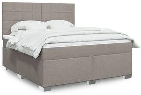 ΚΡΕΒΑΤΙ BOXSPRING ΜΕ ΣΤΡΩΜΑ TAUPE 180X200 ΕΚ. ΥΦΑΣΜΑΤΙΝΟ 3292871