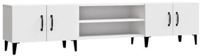 vidaXL Έπιπλο Τηλεόρασης Λευκό 180 x 31,5 x 40 εκ. Επεξεργασμένο Ξύλο