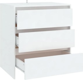 vidaXL Μπουφές Λευκός 70x41x75 εκ. από Επεξεργασμένο Ξύλο