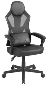 Liberta FUSION ΚΑΡΕΚΛΑ GAMING ΓΡΑΦΕΙΟΥ ΜΑΥΡΟ 50x74xH137cm 50x74xH137cm 25-0700
