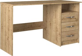 Γραφείο εργασίας Eldoris Megapap χρώμα sapphire oak 120x60x75εκ.