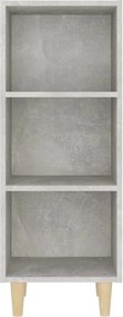 VidaXL Ντουλάπι Γκρι Σκυροδέματος 34,5x32,5x90 εκ. Επεξεργασμένο Ξύλο