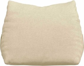 vidaXL Μαξιλάρι Πλάτης Κρεμ 45 x 20 x 35 εκ. ύφασμα