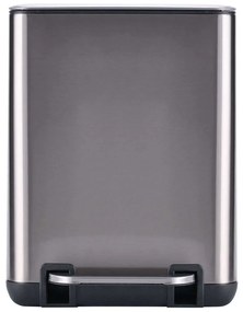 Κάδος Απορριμμάτων Cubic Soft Close 02-20934 24,1x21,3x31,6cm 6lt Inox Estia Ανοξείδωτο Ατσάλι