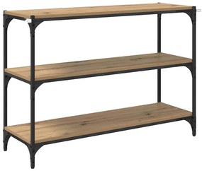 vidaXL Βιβλιοθήκη artisan δρυς 100 x 33 x 71 εκ Επεξεργασμένο ξύλο
