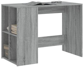 vidaXL Γραφείο Γκρι Sonoma 102x50x75 εκ. από Επεξεργασμένο Ξύλο