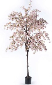 Τεχνητό Δέντρο Κερασιά Prunus 8501-6 120x120x220cm Pink Supergreens Polyethylene,Fabric