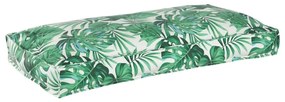 vidaXL Μαξιλάρι παλέτας για κάθισμα / πλάτη Floral Μοτίβο φύλλων