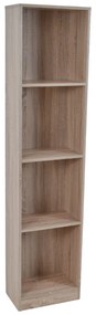 Ραφιέρα Με 4 Ράφια Ξύλο 40x24x170cm ANKOR