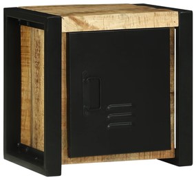 vidaXL Ντουλάπα Μπάνιου 40x30x40 εκ Στερεό Ξύλο Τραχύ Μάνγκο