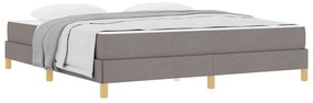 vidaXL Κρεβάτι με ελατήρια Ταμπά, Καφέ 180 x 200 cm