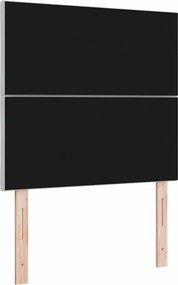 vidaXL LED κεφαλάρι Ανοιχτό γκρι 100 cm Βελούδο