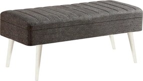 Extendable Dining Table &amp; Chairs Set (5 Pieces) Vina 1053 - 4 - Anthracite, White White
Anthracite