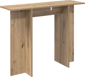 vidaXL Τραπέζι κονσόλας Artisan Δρυς 100 x 30 x 75 εκ